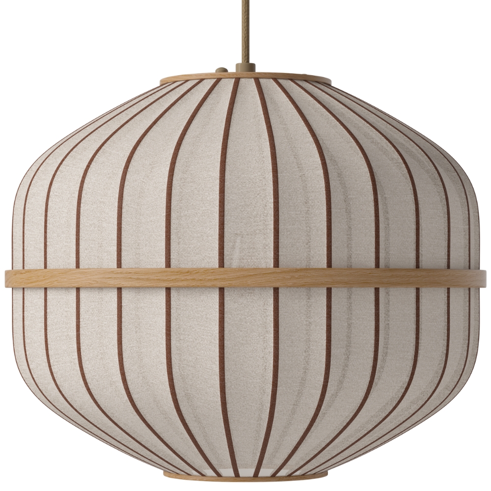 Bolia Dubové závěsné světlo Lucén Octagon 40 cm Bolia