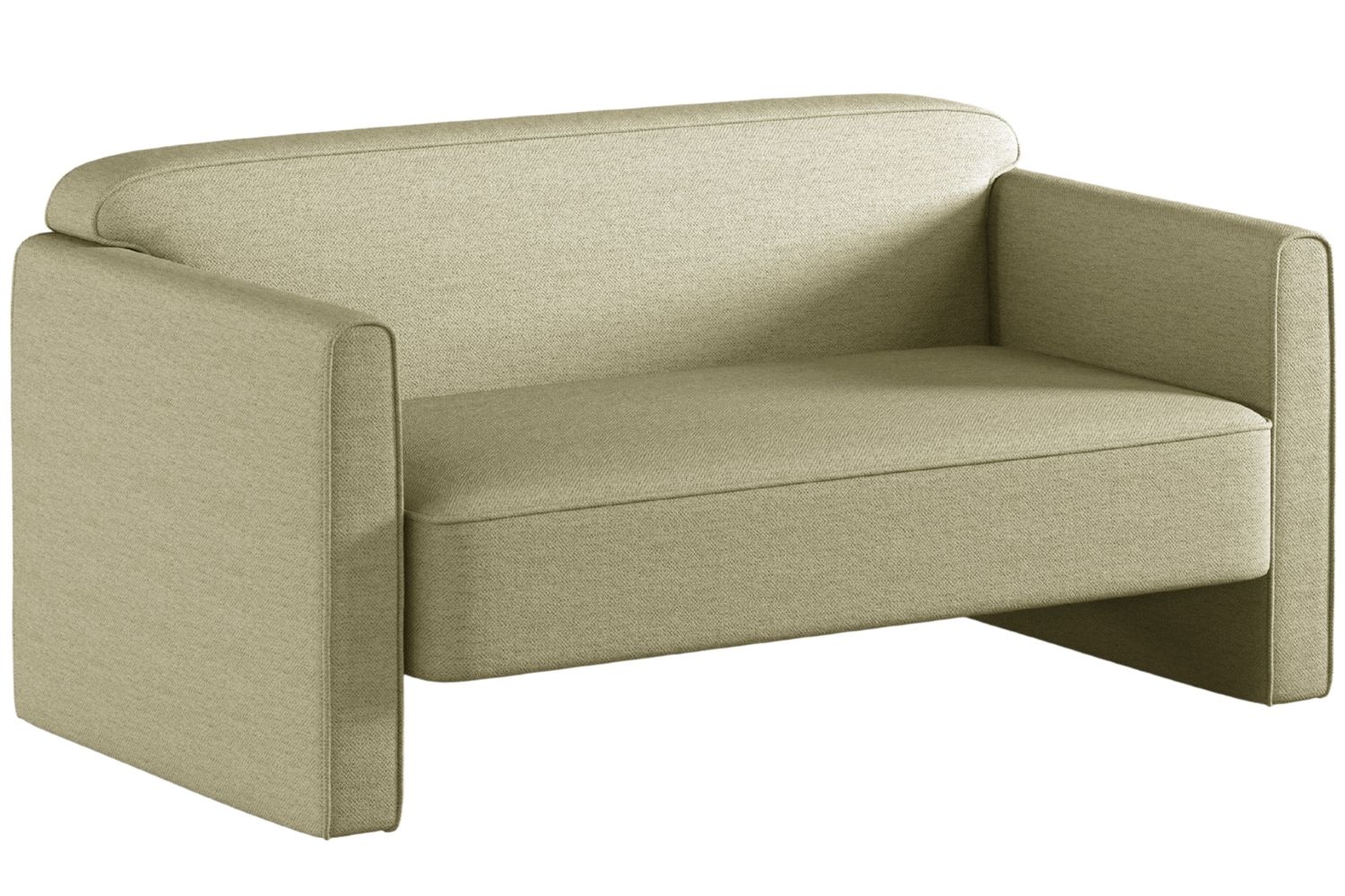 Micadoni Zelená dvoumístná pohovka Abby 140 cm Micadoni