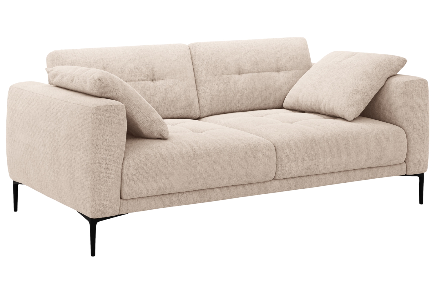 Micadoni Pískově hnědá čalouněná trojmístná pohovka Bemy 200 cm Micadoni