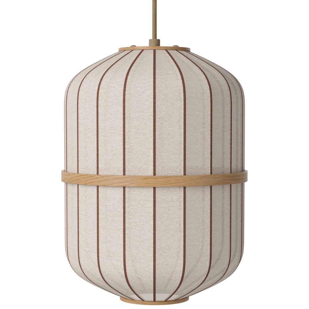 Bolia Dubové závěsné světlo Lucén Cylinder 28 cm Bolia