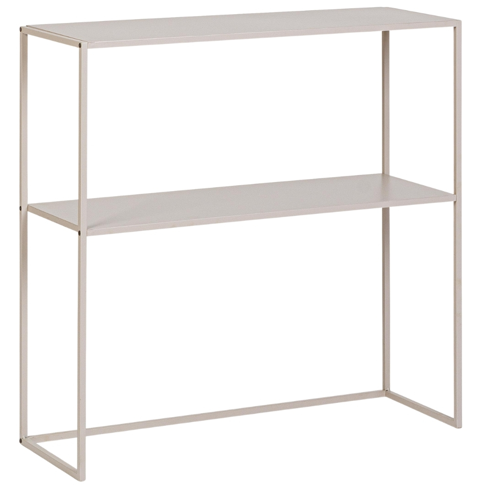 Bizzotto Béžový kovový toaletní stolek Alrik 78 x 27 cm Bizzotto
