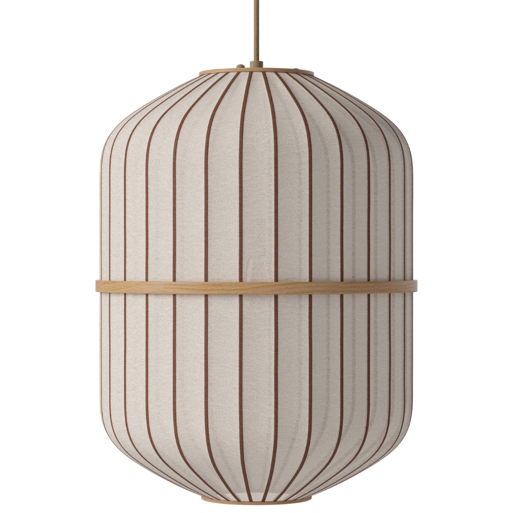 Bolia Dubové závěsné světlo Lucén Cylinder 40 cm Bolia