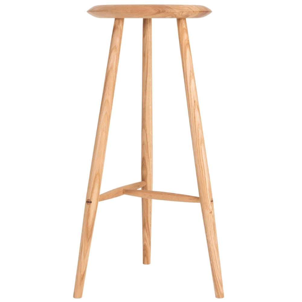 Gazzda Dubová barová židle Blanc 75 cm Gazzda