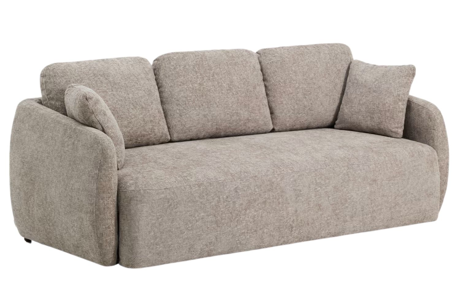 Kave Home Hnědošedá rozkládací pohovka Laira 218 cm Kave Home