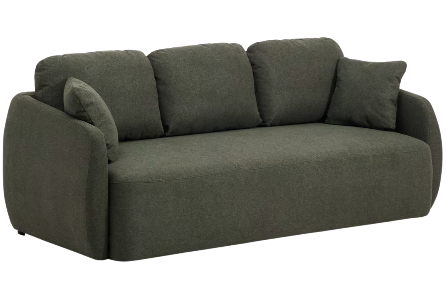Kave Home Tmavě zelená rozkládací pohovka Laira 218 cm Kave Home