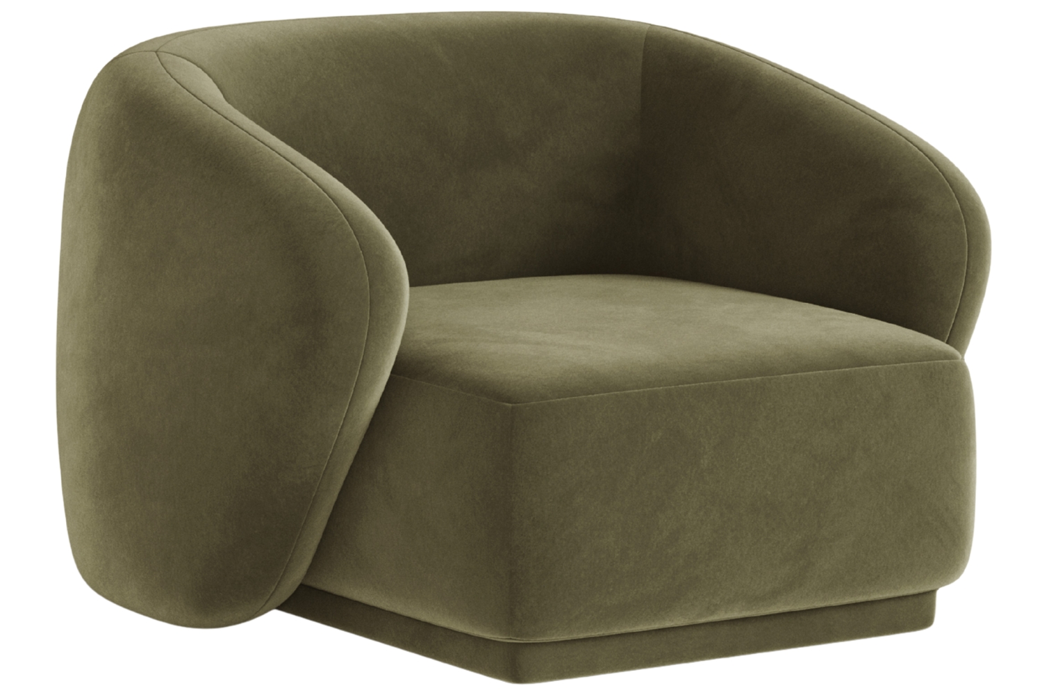 Maison Heritage Zelené sametové křeslo Jane Maison Heritage