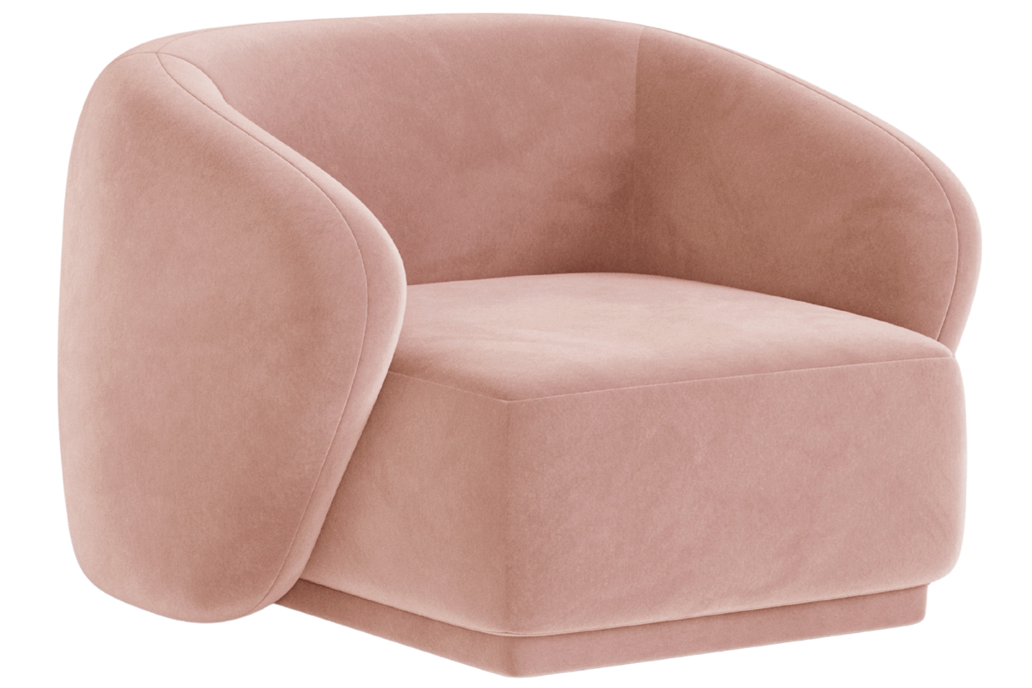 Maison Heritage Růžové sametové křeslo Jane Maison Heritage