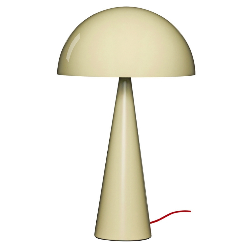 Béžová kovová stolní lampa Hübsch Mush 50 cm Hübsch
