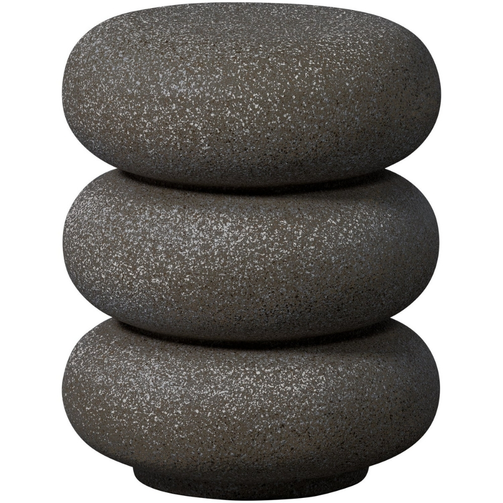 WOOOD Černý odkládací stolek Laurel 40 cm WOOOD