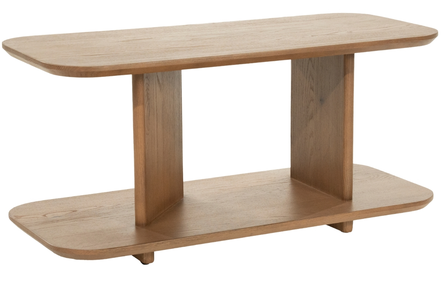 Eleonora Hnědý dubový odkládací stolek Ty 90 x 40 cm Eleonora