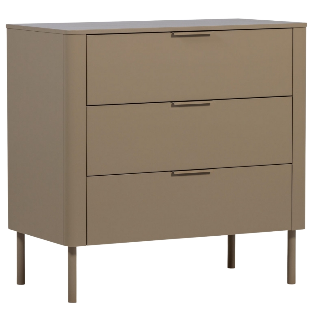 WOOOD Hnědá dřevěná komoda Gunnar 94 x 52 cm WOOOD