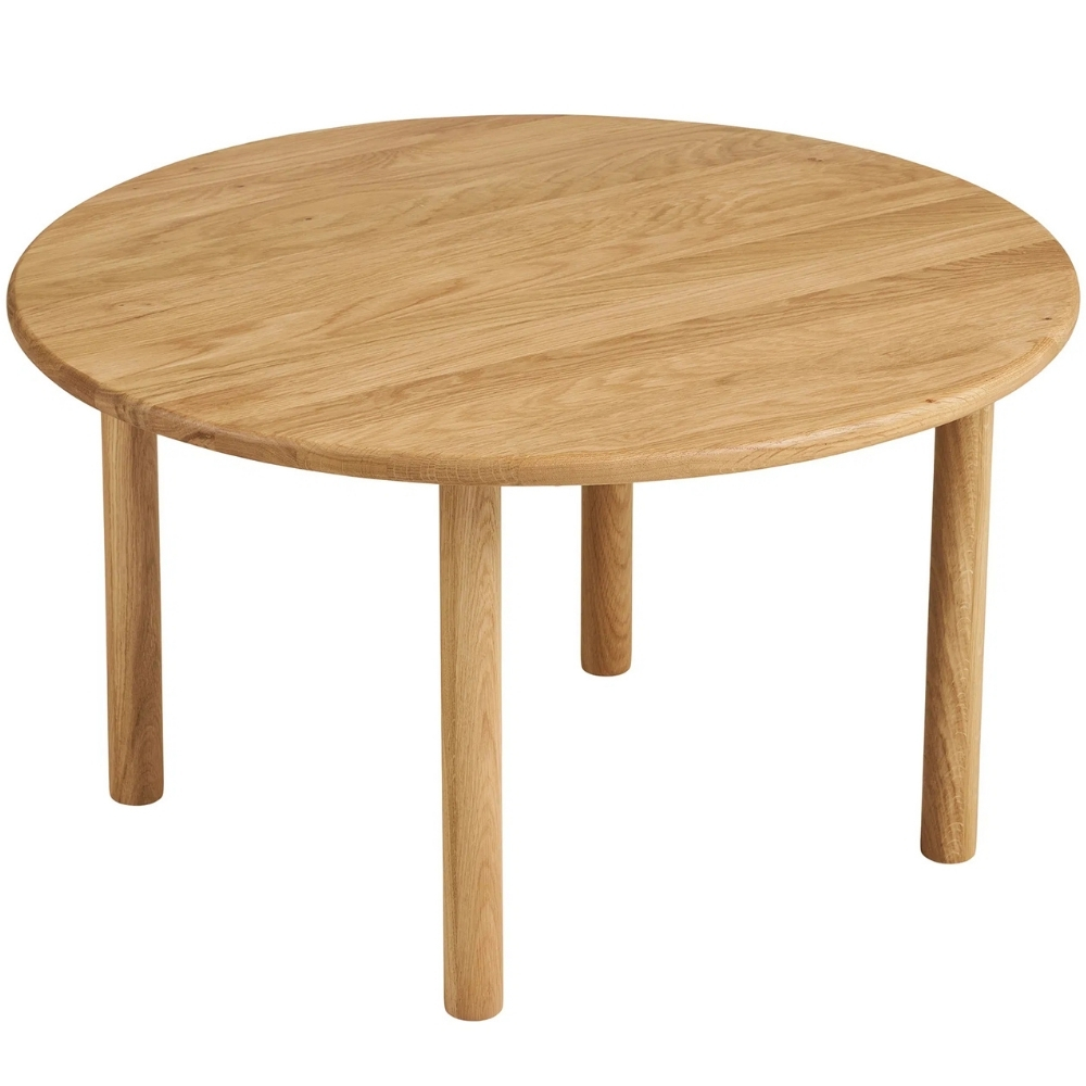 Nordic Living Dubový konferenční stolek Jena 70 cm Nordic Living