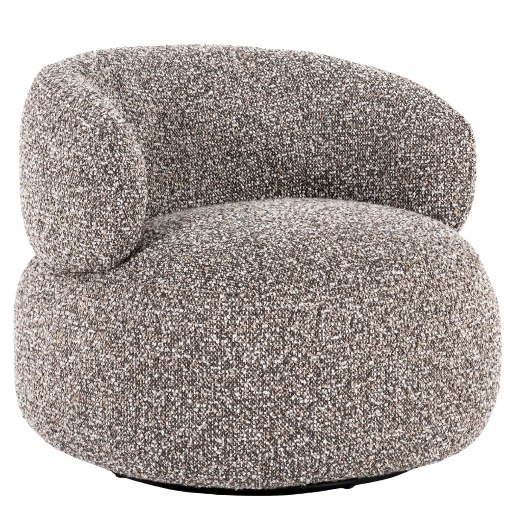 Eleonora Šedohnědé otočné křeslo Maeve Eleonora