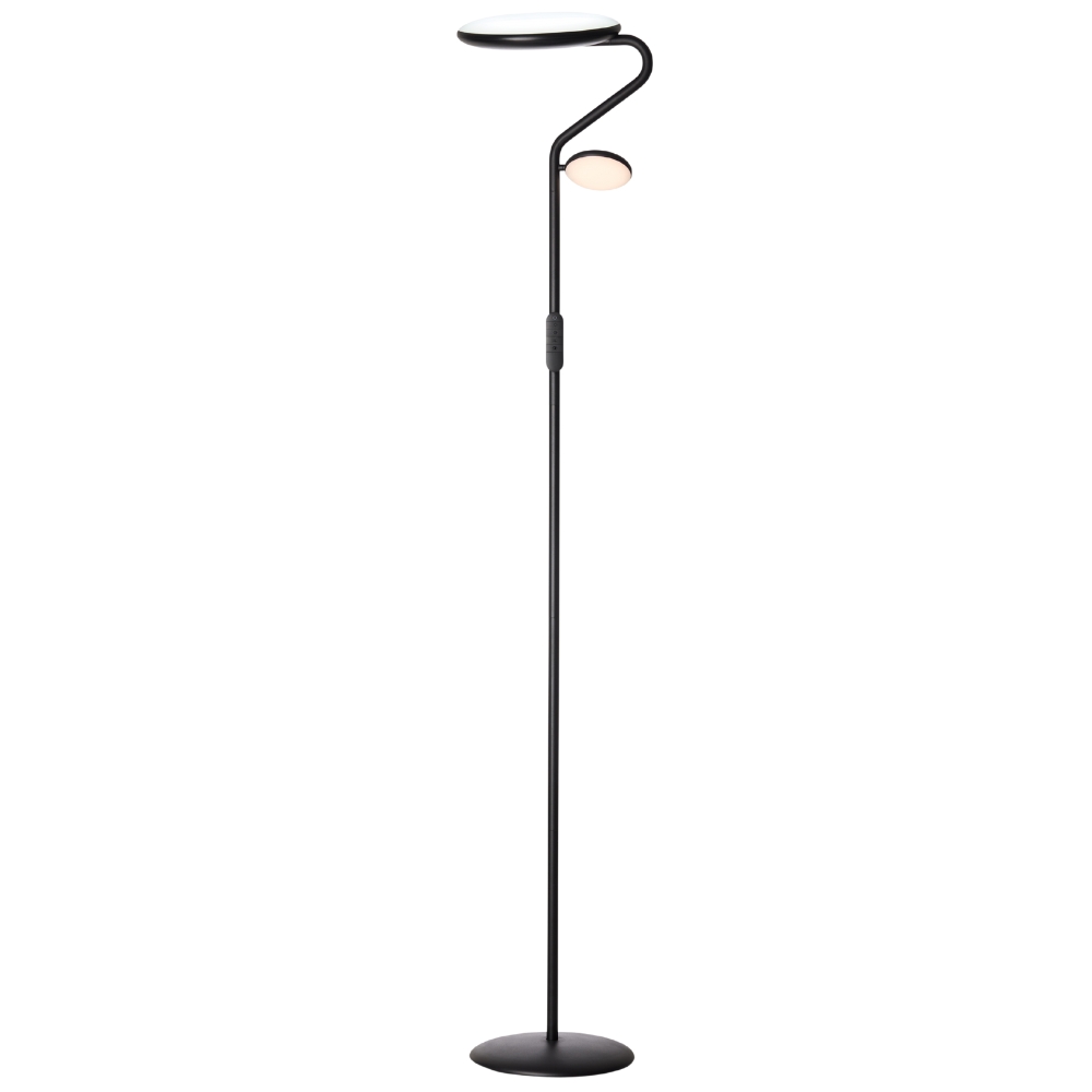 Halo Design Černá kovová stojací LED lampa Slim Uplight 170 cm Halo Design