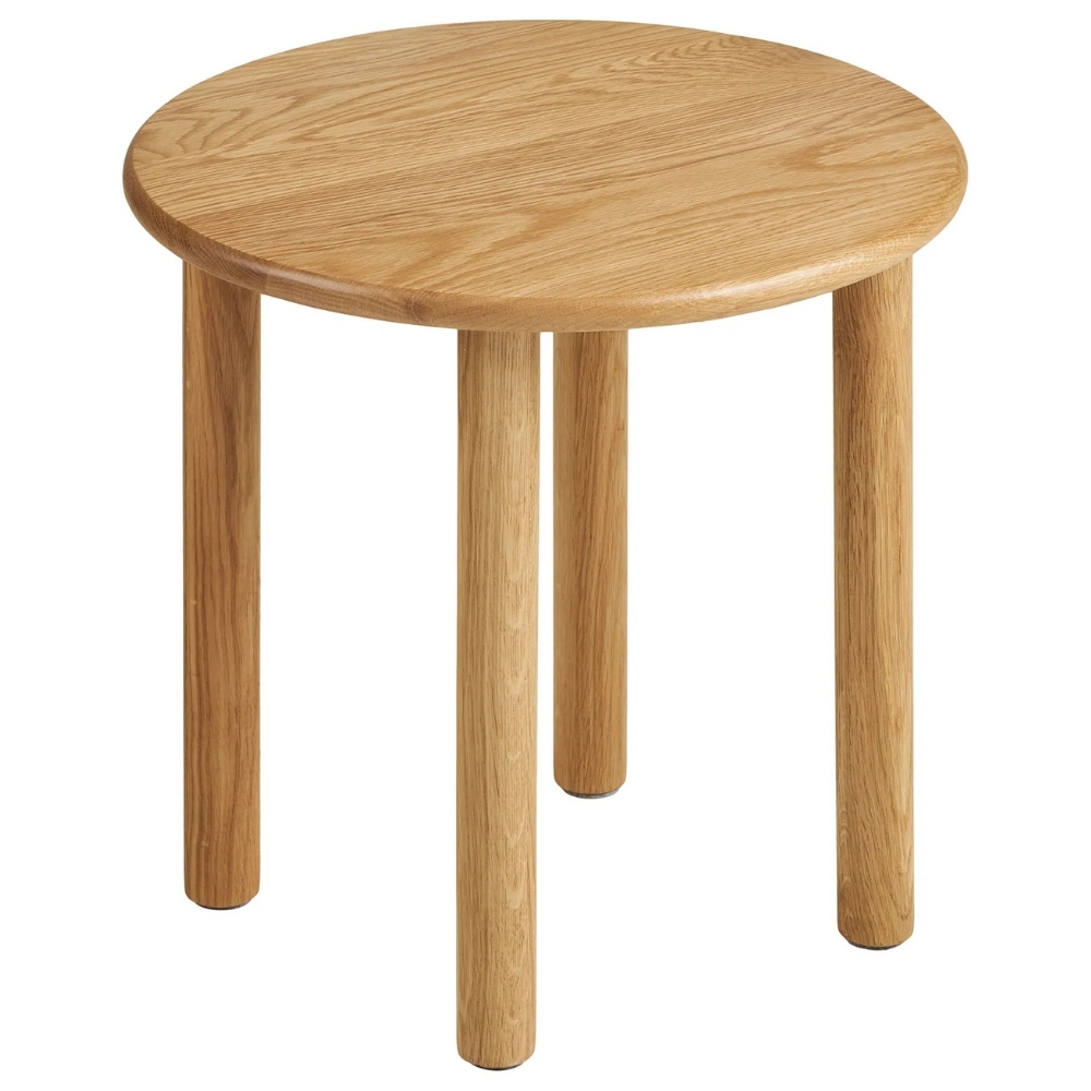 Nordic Living Dubový odkládací stolek Jena 40 cm Nordic Living