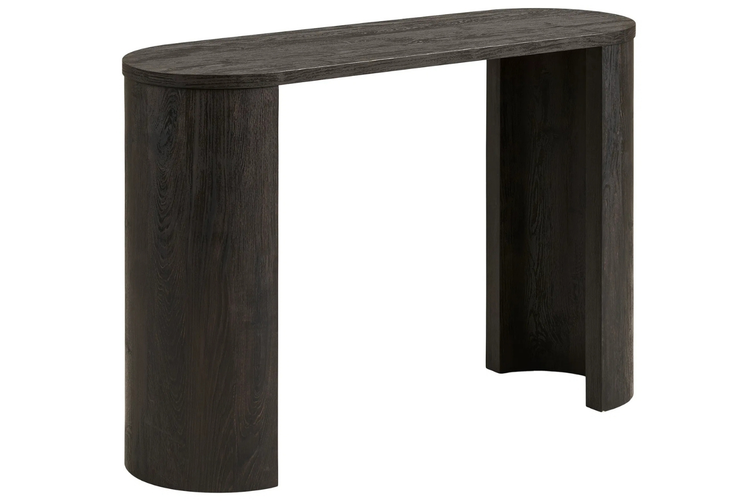 Nordic Living Hnědý toaletní stolek Bibion 114 x 38 cm Nordic Living