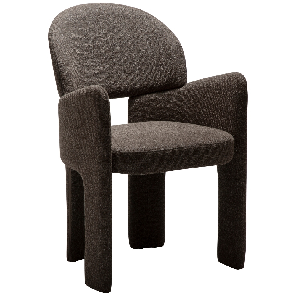 ​​​​​Dan-Form Hnědá bouclé jídelní židle DAN-FORM Aole ​​​​​Dan-Form