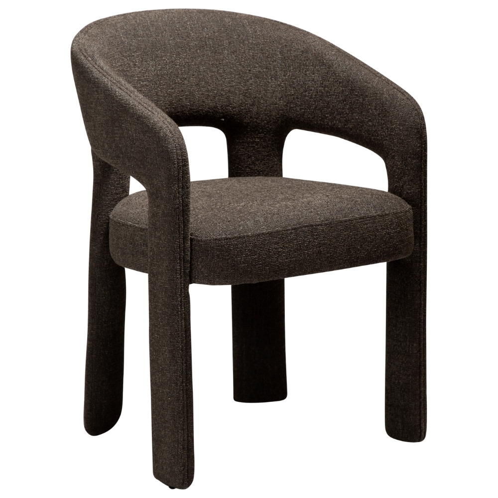 ​​​​​Dan-Form Hnědá bouclé jídelní židle DAN-FORM Splendor ​​​​​Dan-Form