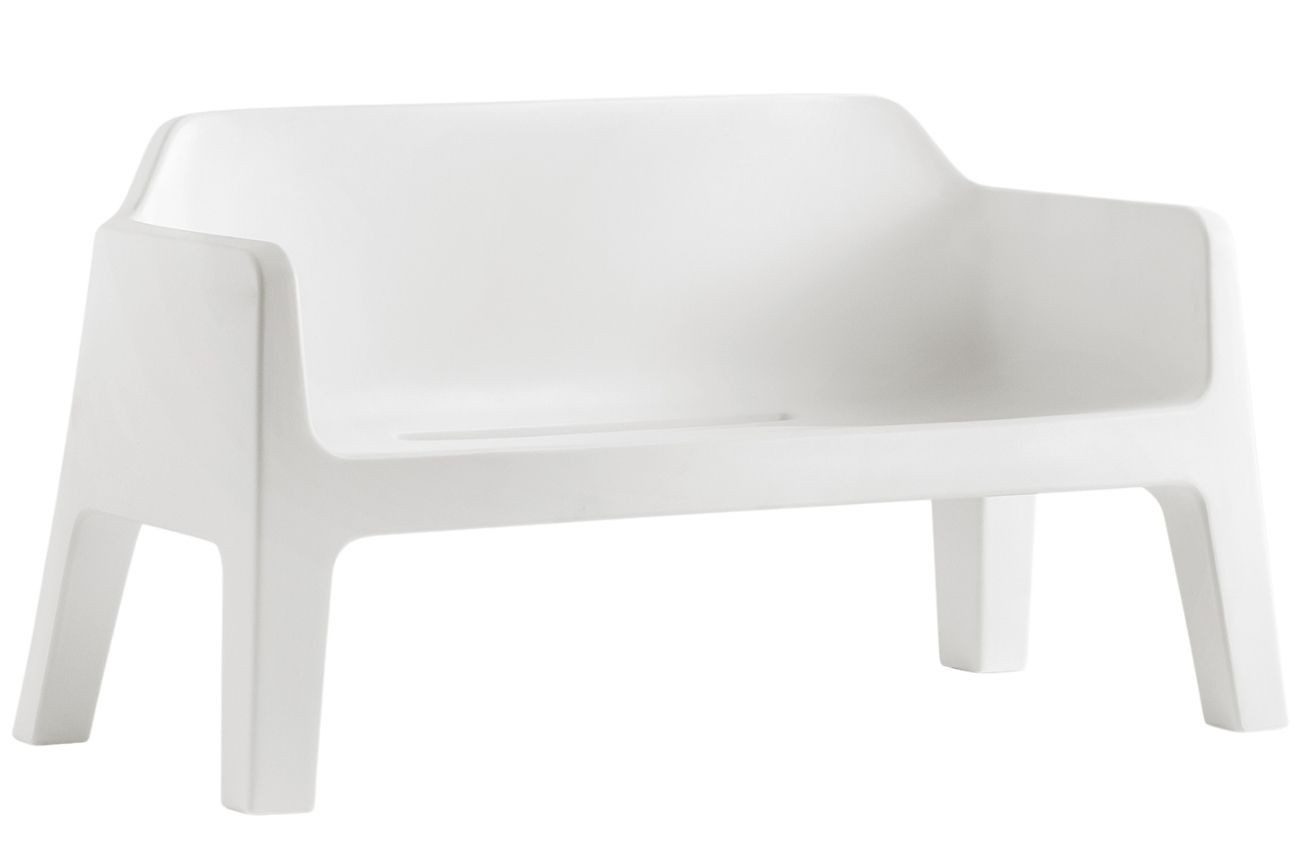 Pedrali Bílá plastová pohovka Plus Air 636 Pedrali