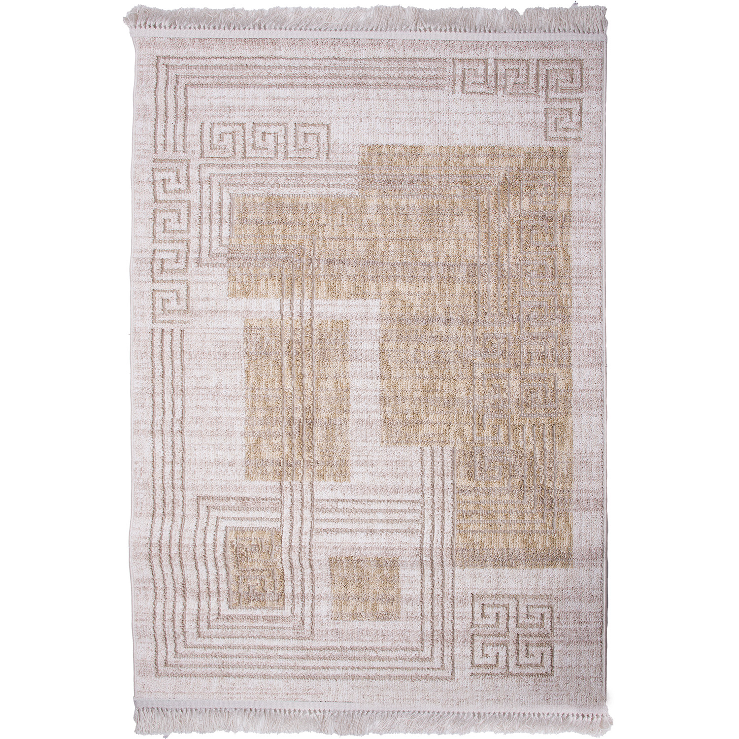 Koberec BENITA 502 žlutá-krémová - 160x230 cm