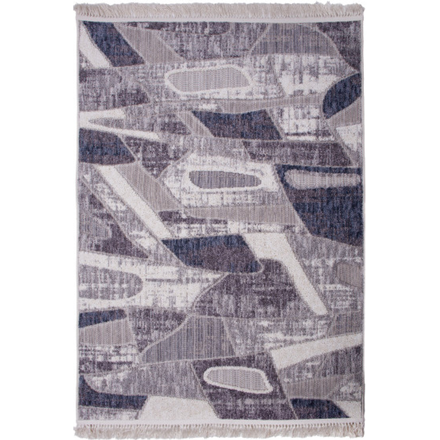 Koberec BENITA 519 modrá-krémová - 120x170 cm