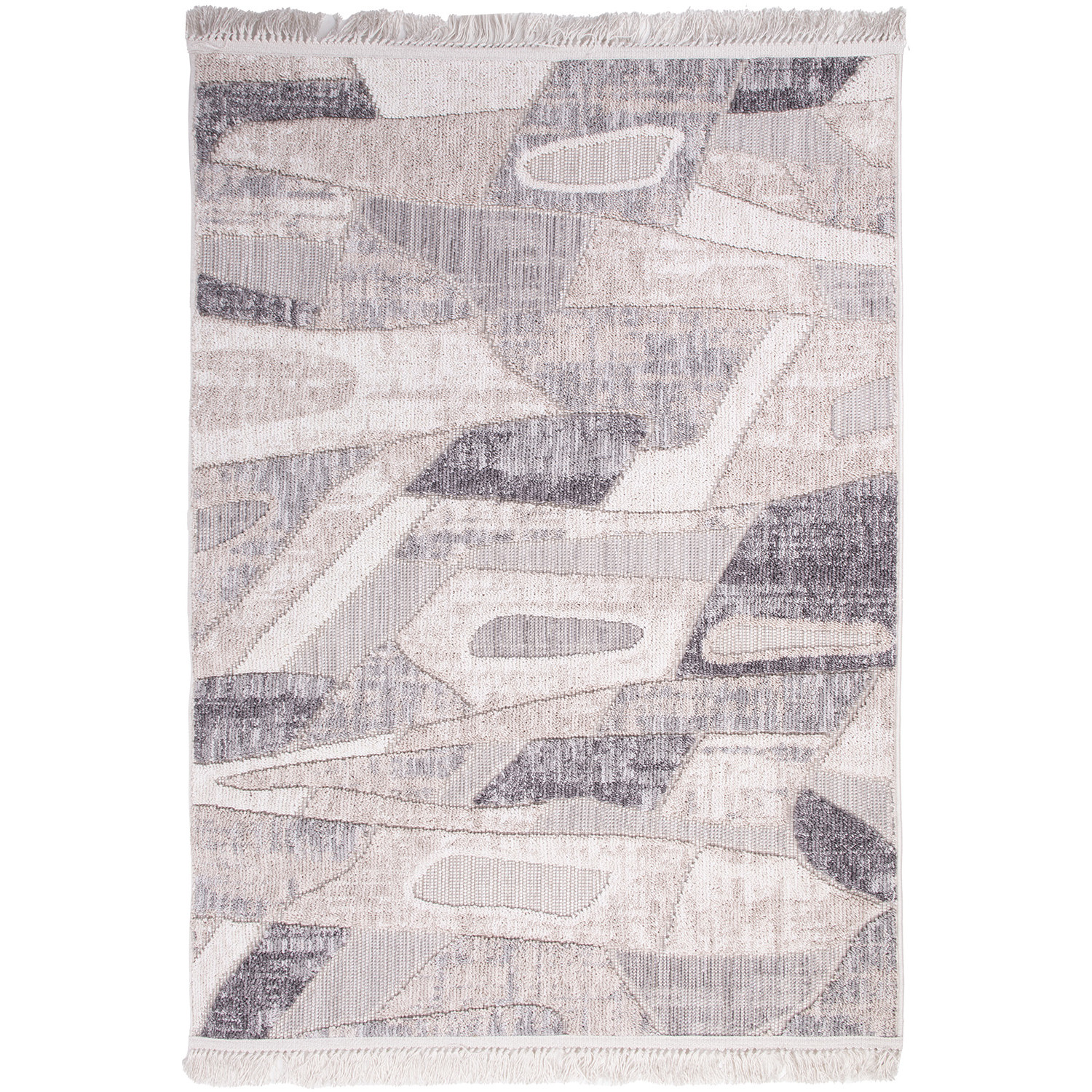 Koberec BENITA 519 šedá-krémová - 80x150 cm