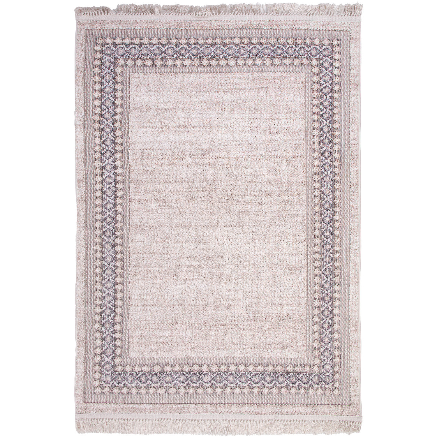 Koberec BENITA 653 šedá-krémová - 160x230 cm