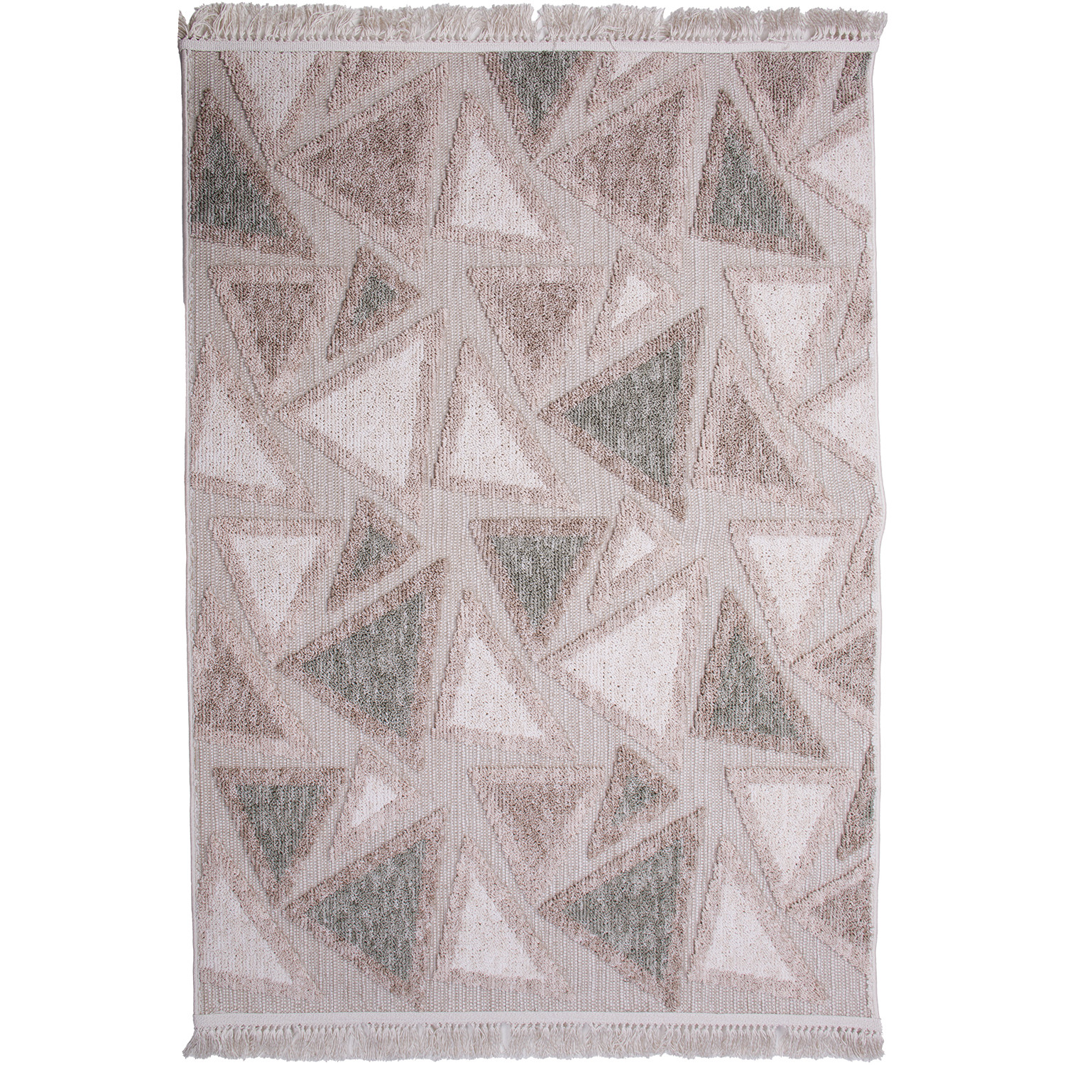 Koberec BENITA 658 zelená-krémová - 160x230 cm