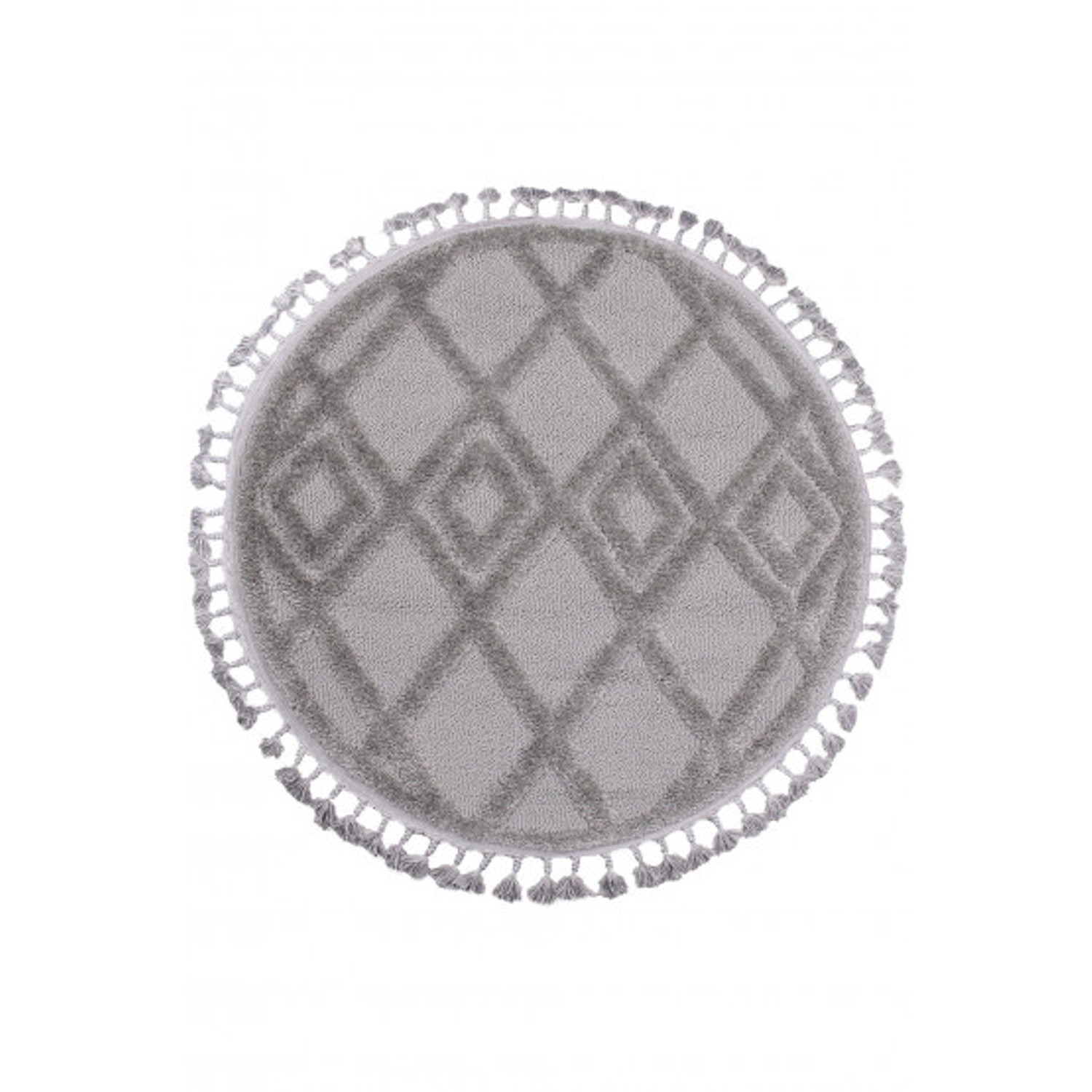 Koberec BERBER 6843 šedá - 133x133 cm