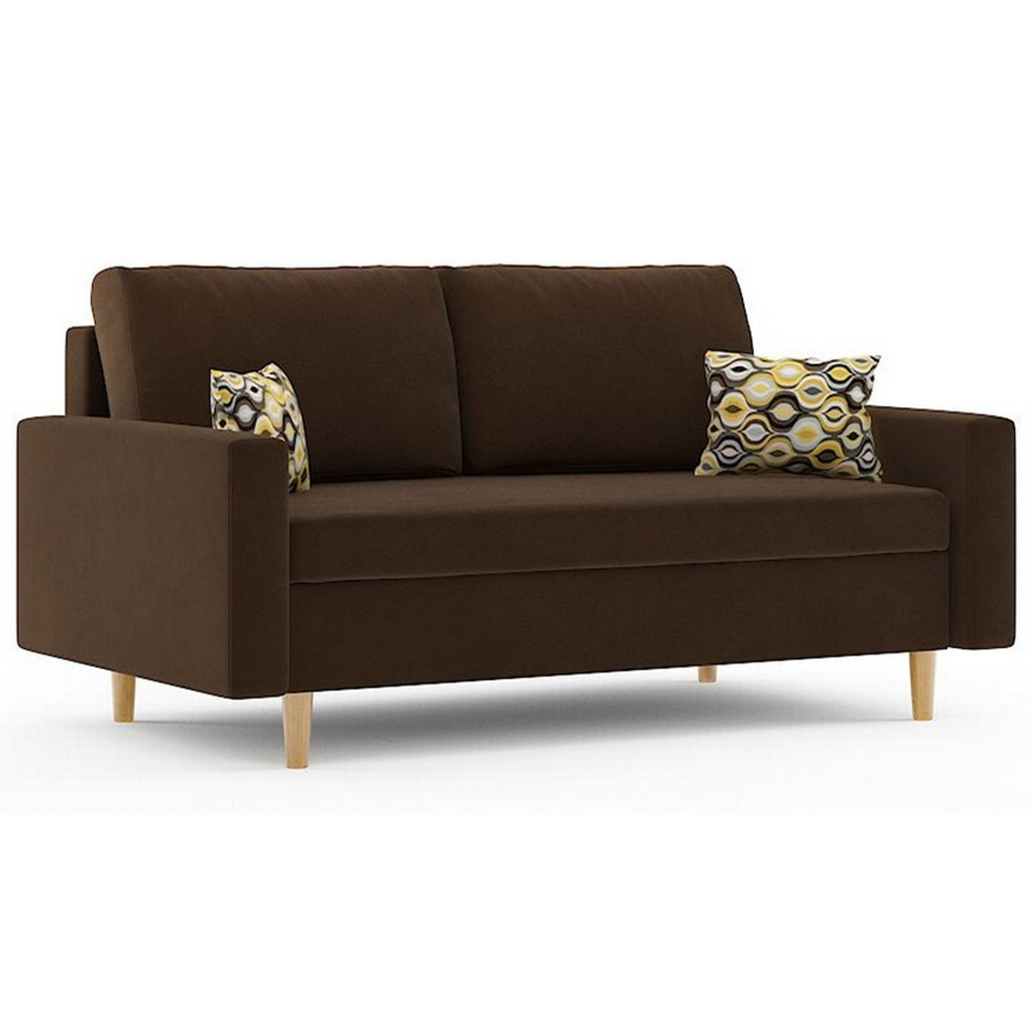 Rozkládací pohovka ETNA II MODEL 3 Hnědá