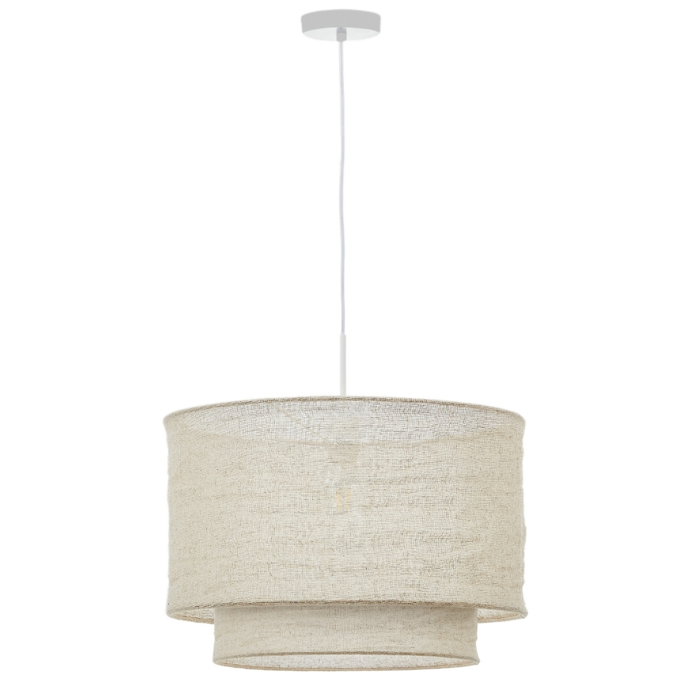 Béžové lněné stínidlo Kave Home Mariela 40 cm Kave Home