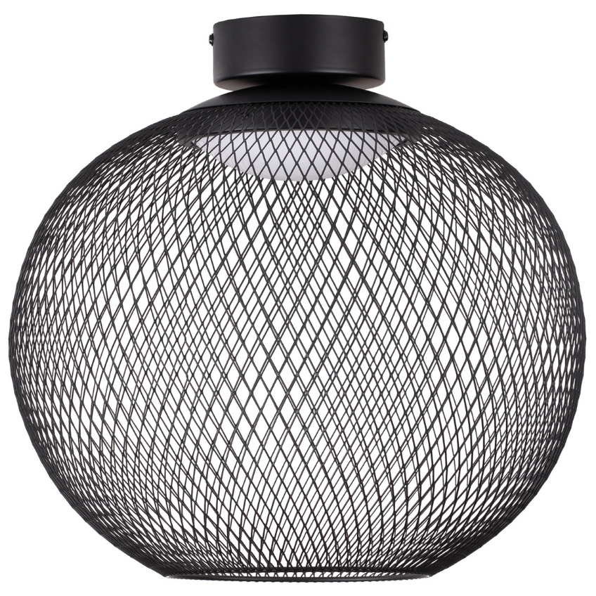 Nova Luce Černé kovové stropní LED světlo Kinetic 38 cm Nova Luce