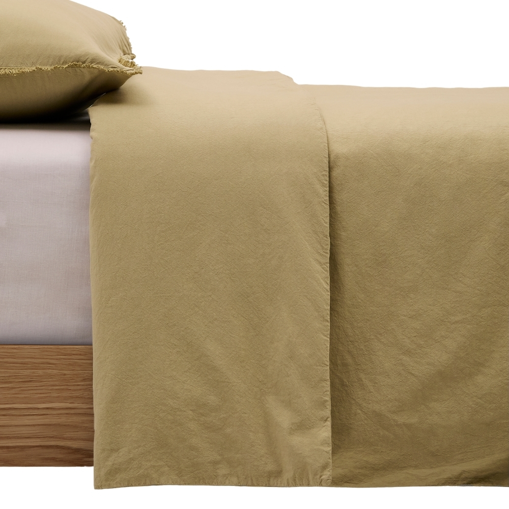 Kave Home Zelená bavlněná sada povlečení Sifinia 150 x 220 cm Kave Home