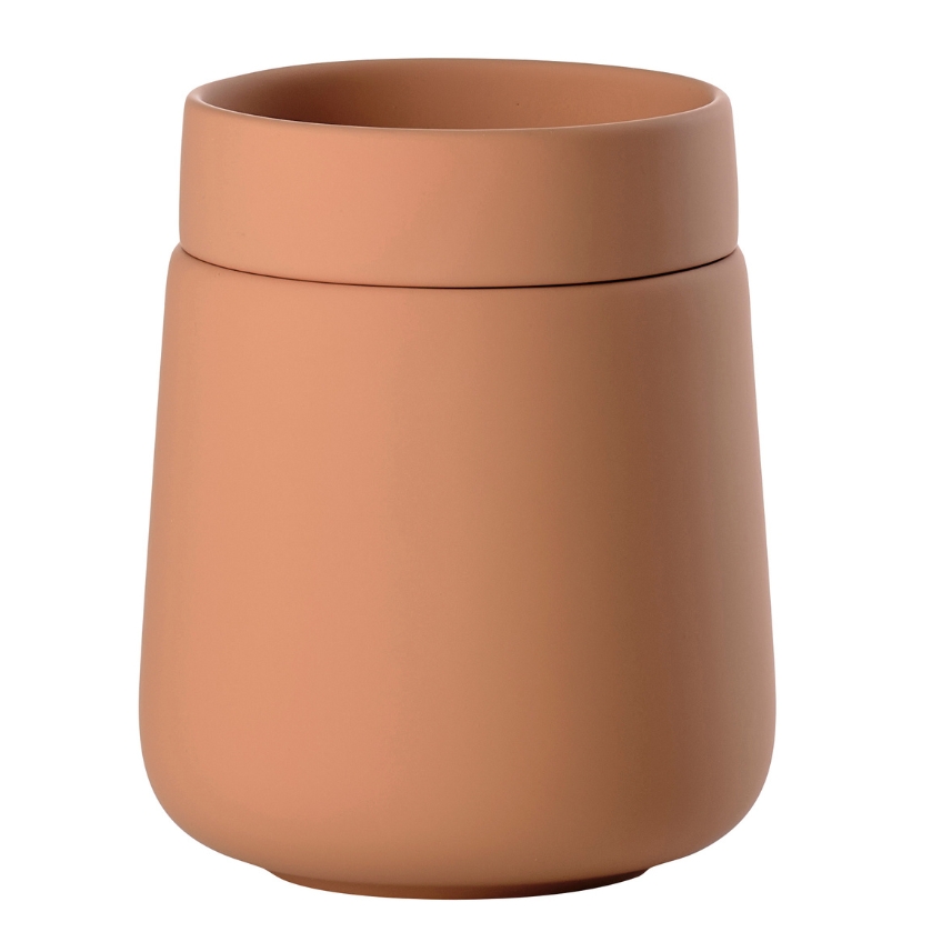 Zone Denmark Oranžový kameninový koupelnový organizér Nova One Zone Denmark