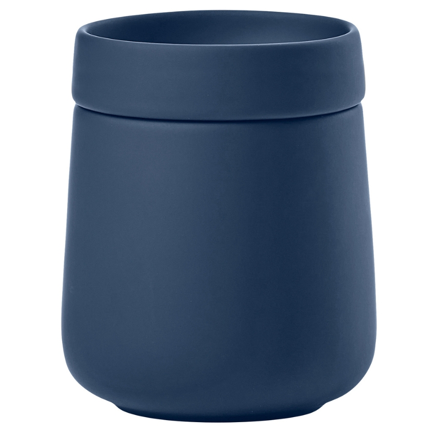 Zone Denmark Tmavě modrý kameninový koupelnový organizér Nova One Zone Denmark