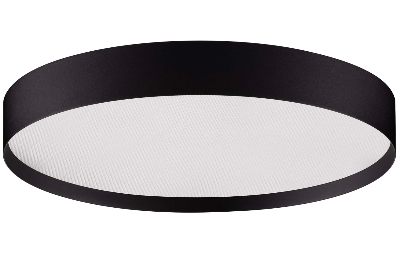 Nova Luce Černé kovové stropní LED světlo Roi 40 cm Nova Luce