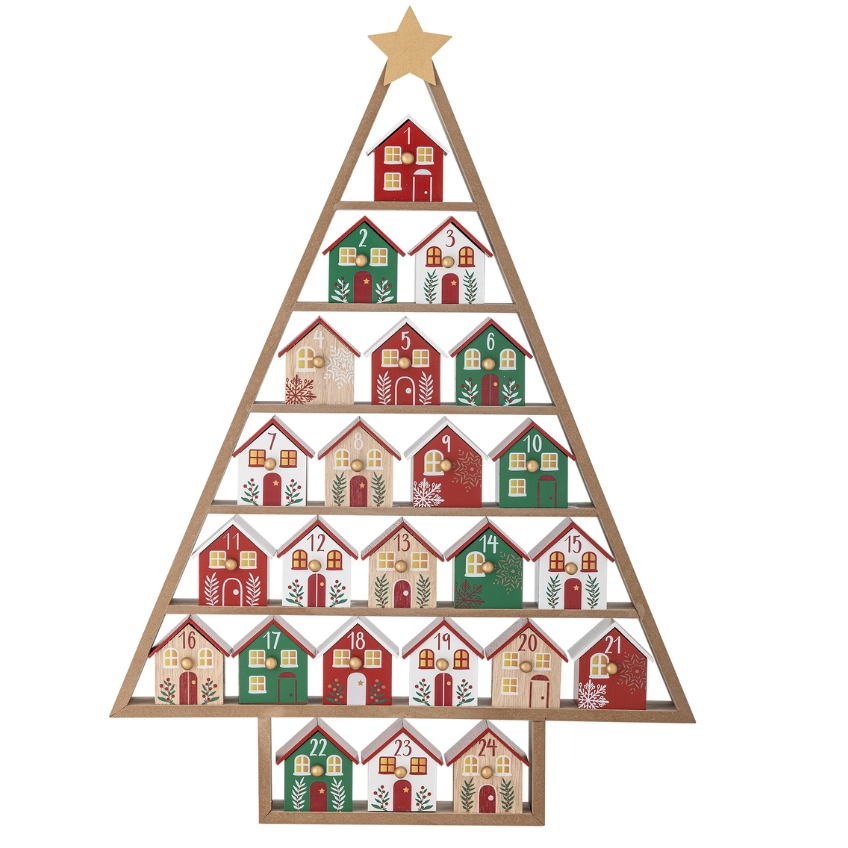 Bloomingville Barevný adventní kalendář Calvin Bloomingville