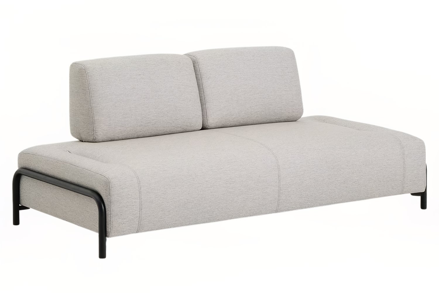 Kave Home Béžovošedá dvoumístná pohovka Compo 200 cm Kave Home