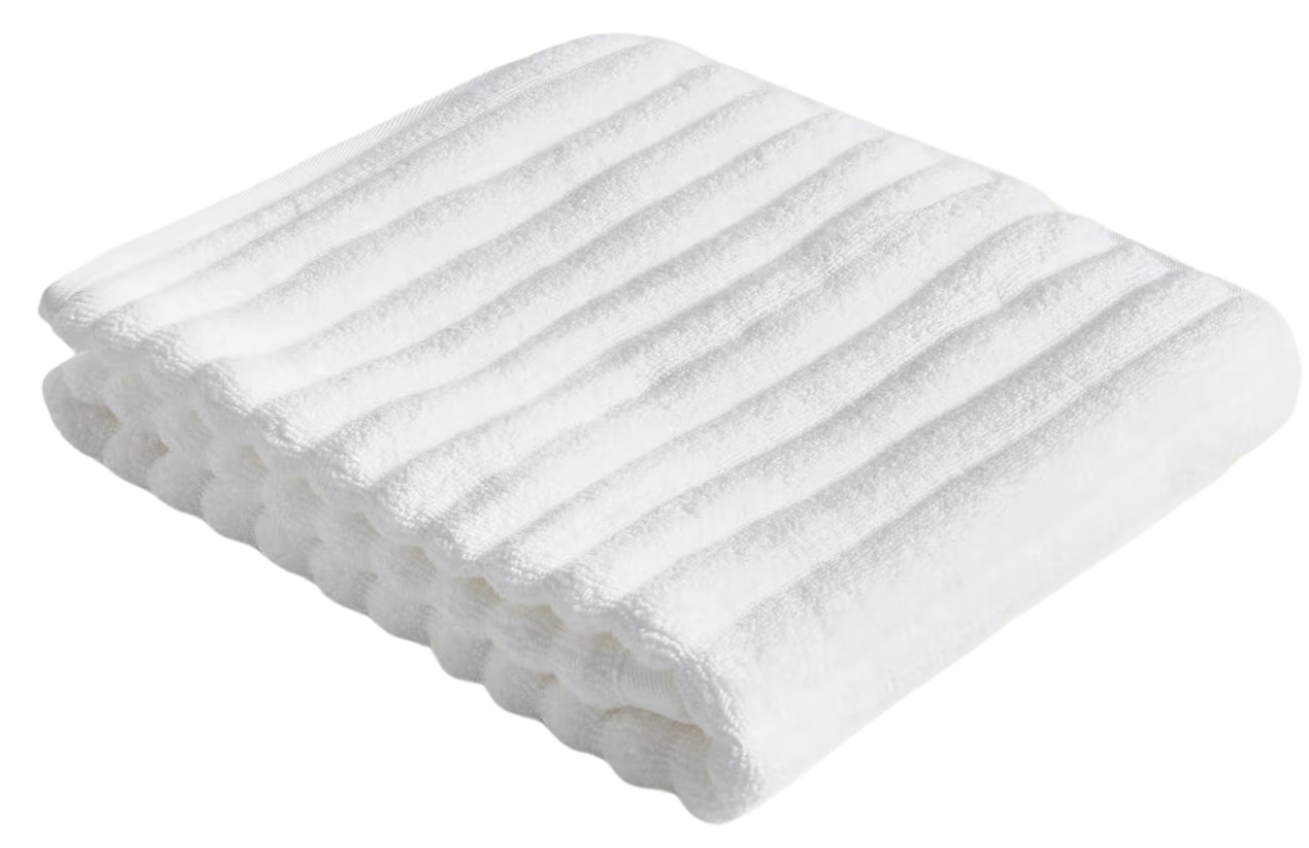 Kave Home Bílý bavlněný ručník Navira 50 x 90 cm Kave Home
