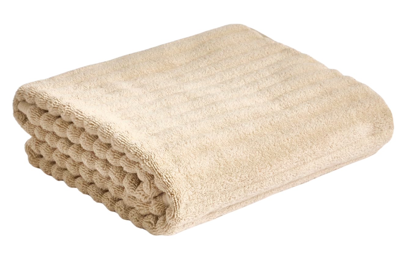 Kave Home Béžová bavlněná osuška Navira 70 x 140 cm Kave Home