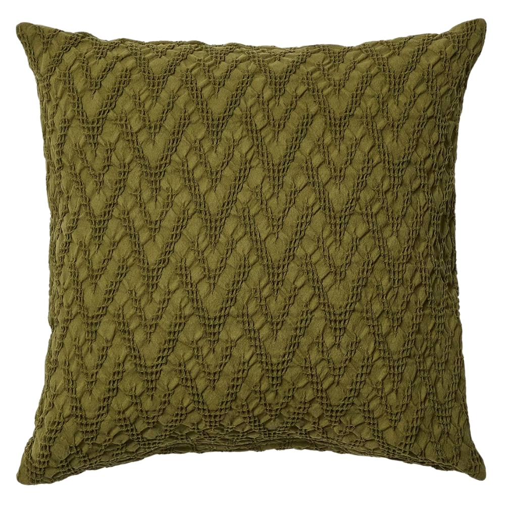 Kave Home Zelený bavlněný povlak na polštář Evone 50 x 50 cm Kave Home