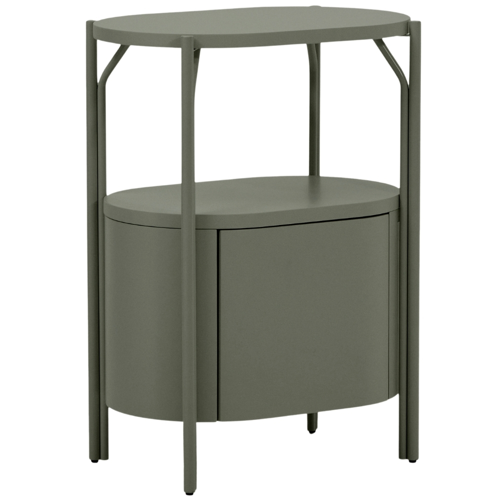 Kave Home Zelená lakovaná koupelnová skříňka Arely 60 x 40 cm Kave Home