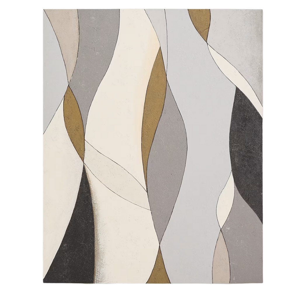 Kave Home Abstraktní obraz Marvilo 100 x 80 cm Kave Home