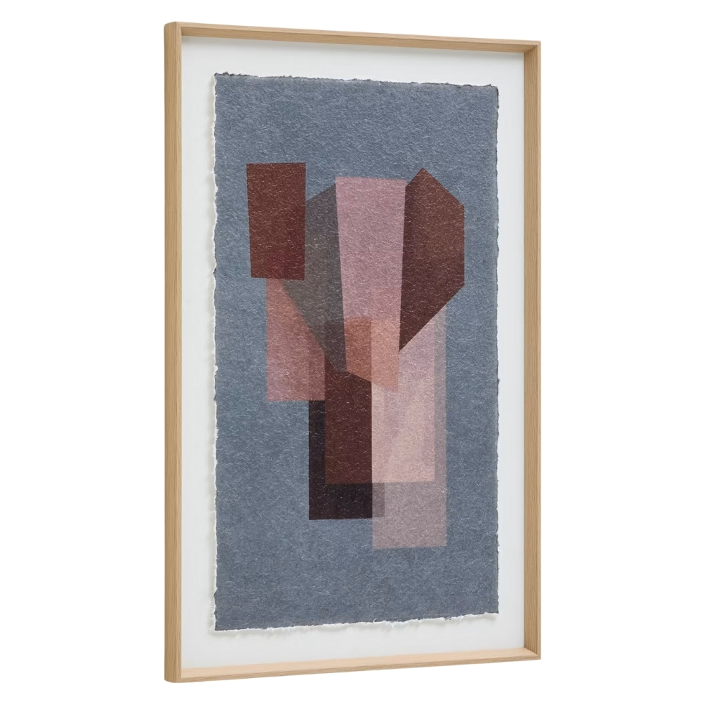 Kave Home Abstraktní obraz Veluni 90 x 60 cm Kave Home