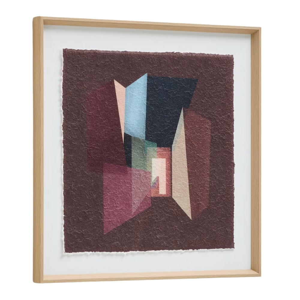 Kave Home Abstraktní obraz Veluni 60 x 60 cm Kave Home