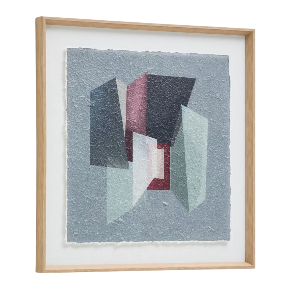 Kave Home Abstraktní obraz Veluni 60 x 60 cm Kave Home