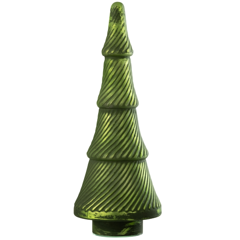 J-line Zelená skleněná vánoční dekorace Nunie J-line