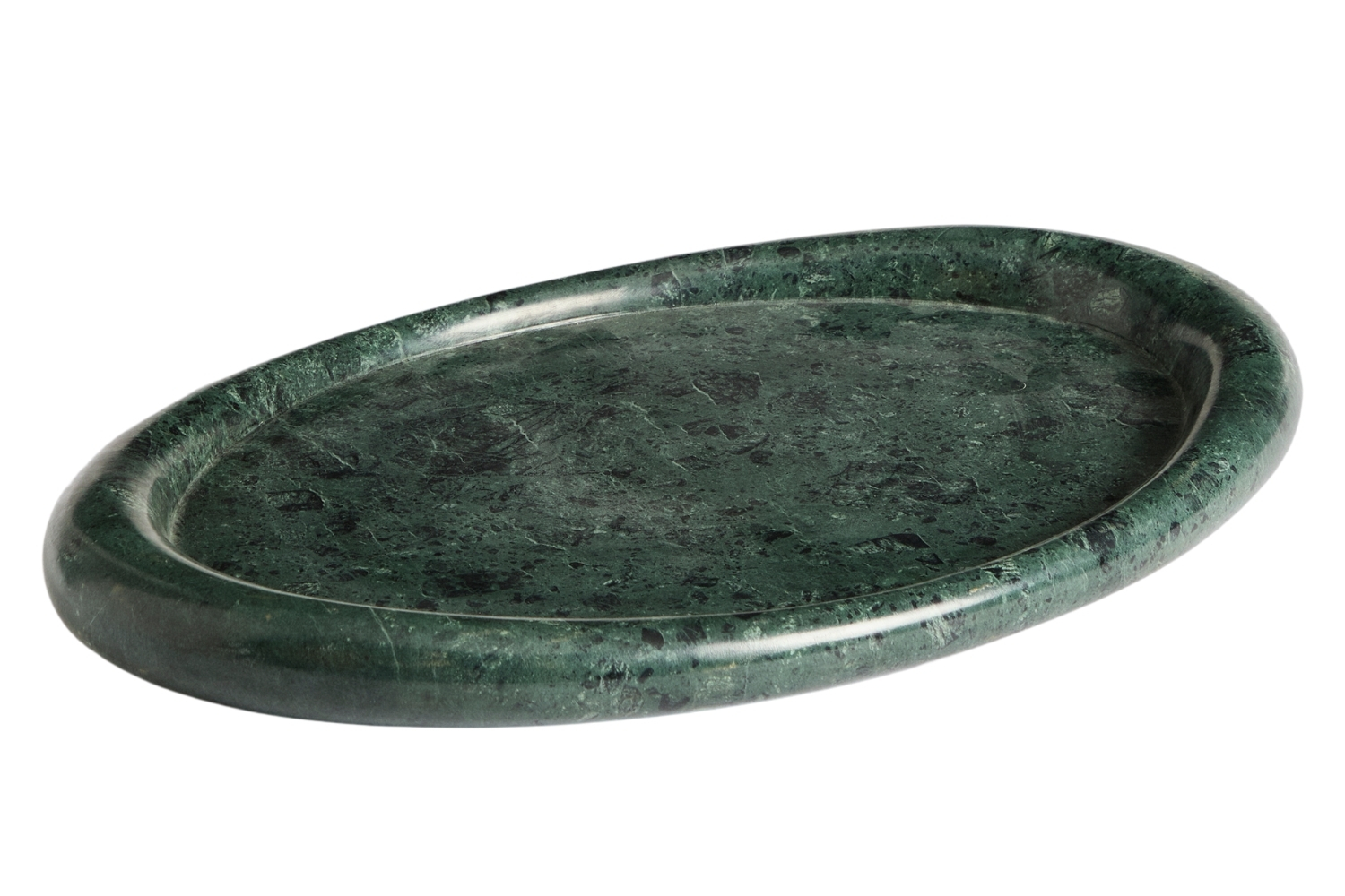 Kave Home Zelený mramorový tác Lenorel 43 x 28 cm Kave Home