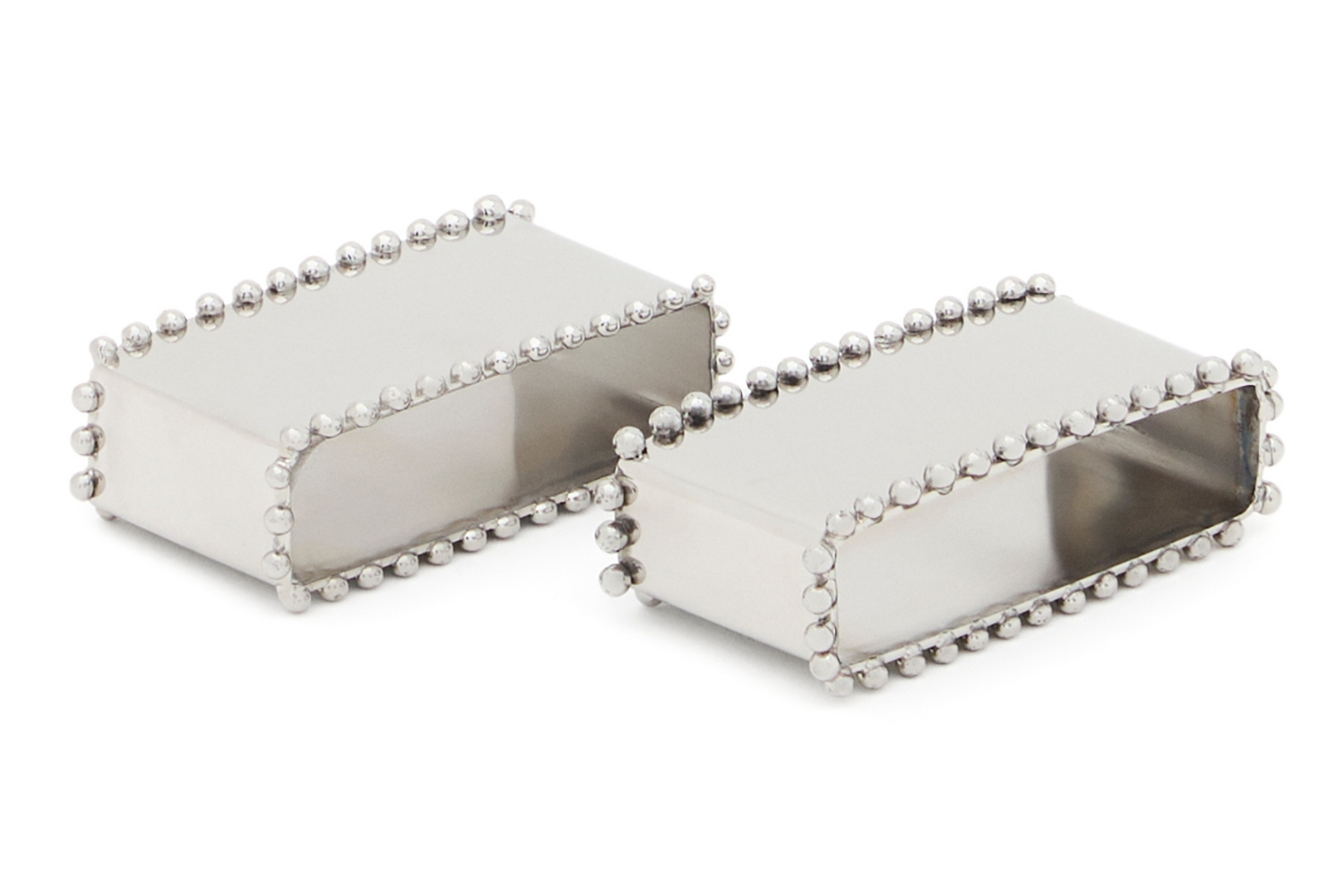 Kave Home Set dvou nerezových kroužků na ubrousky Nirela Kave Home