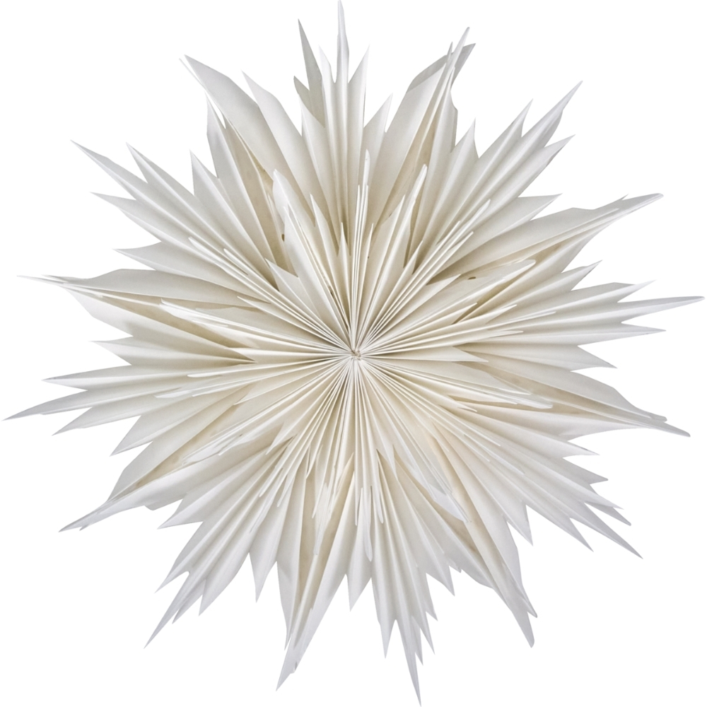 House Doctor Bílá papírová vánoční hvězda Dust 30 cm House Doctor